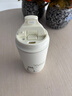 施密特（simita）保溫杯陶瓷內膽車(chē)載女生高顏值雙飲戶(hù)外便攜隨行直飲吸管咖啡水杯 溫柔小貓-450ml-米白 曬單實(shí)拍圖