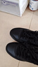 鮟鱇老北京布鞋女棉鞋冬季保暖加絨加厚棉靴休閑媽媽鞋A8005 黑色 36 曬單實(shí)拍圖