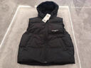 巴拉巴拉童裝兒童羽絨馬甲女童男童外套上衣冬裝新款羽絨服保暖加厚潮 黑色90001-白鴨絨 175 （充絨量109g） 曬單實(shí)拍圖