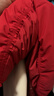 巴拉巴拉童裝兒童羽絨服女童2025新款紅色拜年服寶寶女寶保暖春裝國風(fēng)外套 曬單實(shí)拍圖