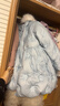 瑪米瑪卡（MOMOCO）童裝女童羽絨服2025冬款中大童洋氣羽絨外套 藍色 130 曬單實(shí)拍圖