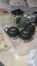 一壺四杯茶壺套裝 大容量玻璃茶杯帶濾網(wǎng)耐高溫水壺茶具無(wú)底座 1000ML一壺+四杯套裝 1件 曬單實(shí)拍圖