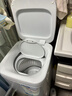 海爾（Haier）洗衣機小型全自動(dòng) 迷你嬰兒內衣洗 3KG高溫除菌超凈洗洗衣機租房一人  XQBM30-R368 曬單實(shí)拍圖