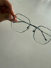 蔡司眼鏡近視男超輕男女同款大臉不夾鈦架男配防藍光眼鏡帶散光度數Z 19066黑色 輕盈鈦架顯臉小顯臉小 配蔡司旗下視特耐1.67超薄非球面 曬單實(shí)拍圖