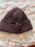 玖慕（JIUMU）山羊絨大頭圍保暖毛線(xiàn)帽秋冬羊毛針織帽冷帽冬帽堆堆帽防寒帽子男 曬單實(shí)拍圖