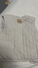 童泰（TONGTAI）嬰兒馬甲秋冬季純棉夾棉男女寶寶衣服背心坎肩馬夾上衣米白100cm 曬單實(shí)拍圖