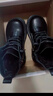 G.duck男童馬丁靴2026秋冬新款童靴中大童軟皮女童春秋短靴兒童加絨靴子 黑色單里 （腳長(cháng)加1cm下單哦） 33 （內長(cháng)20.7cm） 曬單實(shí)拍圖
