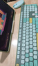 迪摩（DEARMO）MK8900無(wú)線(xiàn)鍵盤(pán)鼠標套裝無(wú)線(xiàn)鍵鼠套裝藍牙雙模內置鋰電筆記本臺式電腦鍵鼠套裝 綠彩 曬單實(shí)拍圖