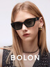 BOLON暴龍眼鏡林一同款墨鏡男款方框太陽(yáng)鏡女偏光鏡遮陽(yáng)防曬 BL3203 【明星同款】C10 亮黑色-偏光 曬單實(shí)拍圖