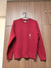 優(yōu)衣庫男裝女裝羅紋圓領(lǐng)針織衫/長(cháng)袖毛衣毛衫481722 481722/15珊瑚紅色 M 曬單實(shí)拍圖