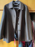 鄂爾多斯市產(chǎn)羊絨大衣女中年雙面絨短款秋冬極簡(jiǎn)風(fēng)山羊絨毛呢外套 將軍咖 5261 XL 126-135斤 曬單實(shí)拍圖