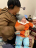 寶寶罩衣兒童加厚倒穿衣嬰兒外穿防臟衣可罩棉衣護衣男童女寶倒褂 加絨罩衣-棉花絨抱抱熊橘色 小130建議3-8個(gè)月 曬單實(shí)拍圖