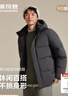 波司登（BOSIDENG）熱銷(xiāo)爆款25新款90絨羽絨服男短款商場(chǎng)熱賣(mài)同款脫卸帽送父母外套 霧山灰8C97-質(zhì)感沉穩 M 175/96A 體重約120-130斤 曬單實(shí)拍圖