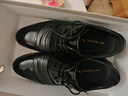 紅蜻蜓商務(wù)皮鞋春秋男鞋通勤商務(wù)休閑牛皮結婚新郎皮鞋WHA45341黑色39 曬單實(shí)拍圖