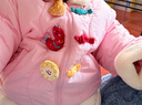 巴拉巴拉童裝兒童棉服男女童新中式外套春裝2026新款小棉襖拜年服喜慶可愛(ài) 粉色調01315 90 曬單實(shí)拍圖