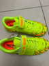 雙星（shuangxing）兒童足球鞋TF碎釘防滑耐磨大童學(xué)生青少年訓練比賽球鞋 果綠  34  曬單實(shí)拍圖