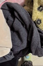 優(yōu)衣庫男女裝souffle?yarn舒芙蕾針織開(kāi)衫/毛衣毛衫25新款480023 08 深灰色 L 曬單實(shí)拍圖