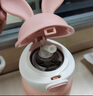 杯具熊（BEDDYBEAR）正品原裝兒童保溫杯熊游游兔飛飛吸管杯蓋吸嘴吸管杯套配件 兔飛飛吸管蓋+吸管 曬單實(shí)拍圖