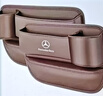 車(chē)酷威廉奔馳座椅儲物盒車(chē)載縫隙E300L夾縫收納盒GLC C260L汽車(chē)內用品裝飾 座椅縫隙儲物盒【栗棕色】2件裝 曬單實(shí)拍圖