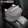 拽貓車(chē)載紙巾盒創(chuàng  )意可愛(ài)汽車(chē)扶手箱抽紙盒掛式可愛(ài)卡通汽車(chē)內飾用品 灰色款（單個(gè)裝） 1個(gè)裝 曬單實(shí)拍圖