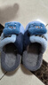 小豬班納男女寶室內外穿居家兒童保暖軟底可愛(ài)卡通毛絨棉拖鞋 藍灰色 32 曬單實(shí)拍圖