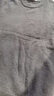 恒源祥【含羊毛】短袖男秋冬季半高領(lǐng)毛衣中年男士針織打底衫 深灰 XL 曬單實(shí)拍圖