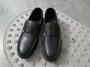 普步仕品牌真皮皮鞋男2026春秋新款一腳蹬商務(wù)休閑皮鞋男時(shí)尚百搭鞋子男 黑色 42 曬單實(shí)拍圖