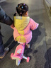 永久兒童自行車(chē)3-8歲小孩腳踏單車(chē)寶寶中大童女孩公主款童車(chē) 【升級-白胎】小貓粉+護具禮包 14寸 曬單實(shí)拍圖