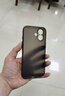 古雷斯（GURRS）適用蘋(píng)果17手機殼 iphone17保護套鏡頭全包超薄膚感磨砂半透明防摔簡(jiǎn)約硅膠軟殼 深空黑 曬單實(shí)拍圖