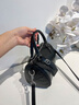 viney牛皮斜挎包包女包品牌波士頓手提包生日新年禮物送女友老婆 【黑色】實(shí)用高檔單肩包 輕奢時(shí)尚百搭洋氣小眾腋下包 曬單實(shí)拍圖