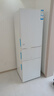 海爾（Haier）217L三門(mén)小冰箱節能省電除菌低噪白色BCD-217LHC3E0WV 曬單實(shí)拍圖