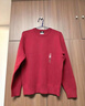 優(yōu)衣庫男裝女裝羅紋圓領(lǐng)針織衫/長(cháng)袖毛衣毛衫481722 481722/15珊瑚紅色 M 曬單實(shí)拍圖