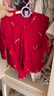 babylove【安心柔】新生兒包屁衣紅色純棉衣服初生嬰兒新年衣服歲禧鱗光 曬單實(shí)拍圖