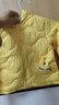 巴拉巴拉兒童羽絨服女童男童年冬季寶寶輕薄保暖外套上衣萌趣男寶女寶 黃色小鱷魚(yú)31004-白鴨絨 100 (充絨量32g) 曬單實(shí)拍圖