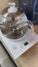 立客全自動(dòng)上水壺電熱水壺底部上水茶臺燒水壺多段調溫智能快速煮水單茶爐套裝上水壺一體機家用煮茶壺 1L 高硼硅玻璃（帶藍光燈）套裝 曬單實(shí)拍圖