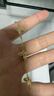 三彩【東方系列】三彩2025新款國風(fēng)流光蝴蝶手鏈車(chē)花紋理簡(jiǎn)約精致時(shí)尚 金色 15cm 曬單實(shí)拍圖