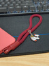 英悅手機掛繩手腕鏈馬年新年手繩出國防盜歐洲防丟神器帶掛件夾片墊片鑰匙男吊繩女適用蘋(píng)果華為殼掛飾 自鎖防丟【手腕繩·酒紅色】送小馬掛件+不銹鋼夾片 曬單實(shí)拍圖