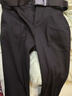 羅蒙毛呢西褲男士秋冬季加厚保暖直筒寬松商務(wù)休閑褲男垂感西裝褲子男 曬單實(shí)拍圖
