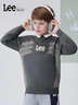 Lee兒童毛衣秋冬2025新款冬裝保暖中大童男孩冬季針織衫兒童上衣 深花灰 140 曬單實(shí)拍圖