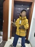 探路者（TOREAD）旗艦 兒童機能三合一沖鋒衣男女中大童裝秋冬套絨外套 鋯石黃 160 曬單實(shí)拍圖