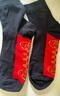 浪莎七星紅襪子男女本命年2026馬年新年腳踏七星連珠鴻運純棉結婚襪子 曬單實(shí)拍圖