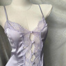 都市麗人性感睡衣女款高級感2026新款純欲絕美紫色蕾絲小胸法式吊帶睡裙 曬單實(shí)拍圖