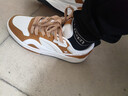 特步男鞋鞋子男馭桀冬季保暖戶(hù)外運動(dòng)板鞋時(shí)尚百搭 黃駝棕/帆白 40碼  曬單實(shí)拍圖