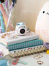 INSTAX富士instax 一次成像立拍立得 CCD智能相機PAL 雪球白 單機 曬單實(shí)拍圖
