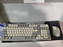 前行者V1藍牙無(wú)線(xiàn)鍵盤(pán)鼠標套裝機械手感靜音三模男女生辦公高顏值鍵鼠便攜電腦筆記本平板iPad手機通用 奶油灰-三模鍵鼠套裝-白光【無(wú)線(xiàn)/藍牙/有線(xiàn)】 曬單實(shí)拍圖
