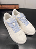 鴻星爾克（ERKE）女鞋板鞋2026新款正品百搭休閑運動(dòng)鞋女輕便軟底厚底增高小白鞋女 微晶白/蟬翼藍 37 曬單實(shí)拍圖