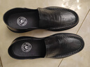 駱駝（CAMEL）經(jīng)典商務(wù)軟底輕量通勤紳士樂(lè )福鞋皮鞋男士 G15S155031 黑色 40  曬單實(shí)拍圖