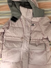 鴨鴨（YAYA）兒童羽絨服女童新中長(cháng)款加厚女孩連帽時(shí)尚冬季中大童裝外套HR 粉色 160 曬單實(shí)拍圖