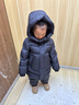 巴布豆（BOBDOG）金標中長(cháng)款兒童羽絨服男童女童2025年冬季新品加厚A類(lèi)95鴨絨外套 黑色 【高充絨 防風(fēng)袖口】 110 推薦【身高90-100cm】 曬單實(shí)拍圖