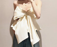 UR2025春季新款女時(shí)尚設計感短款立體蝴蝶結吊帶衫UYU250057 曬單實(shí)拍圖